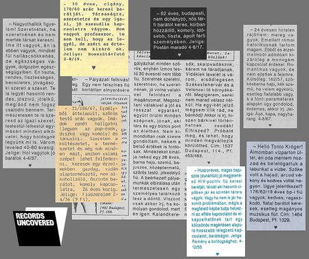Classifieds from the Hungarian “Mások” magazine, 1991–1995 Classifieds from the Hungarian “Mások” magazine, 1991–1995