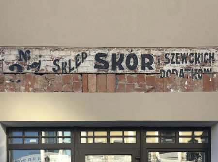 Historical inscription in Polish, in Brest, Belarus (Stanisław Boridczenko) Historical inscription in Polish, in Brest, Belarus (Stanisław Boridczenko)