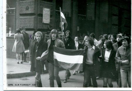 Independent student march on March 15, 1972 (Facebook/ÁBTL) Independent student march on March 15, 1972 (Facebook/ÁBTL)