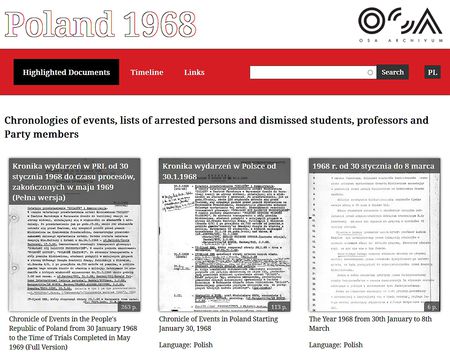 Poland 1968 Digital Collection Poland 1968 Digital Collection